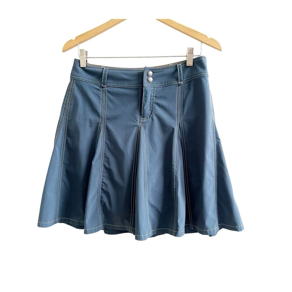 Athleta Whatever Skort 4 A-Line Athleisure Skirt Liner Shorts Gray Pickleball